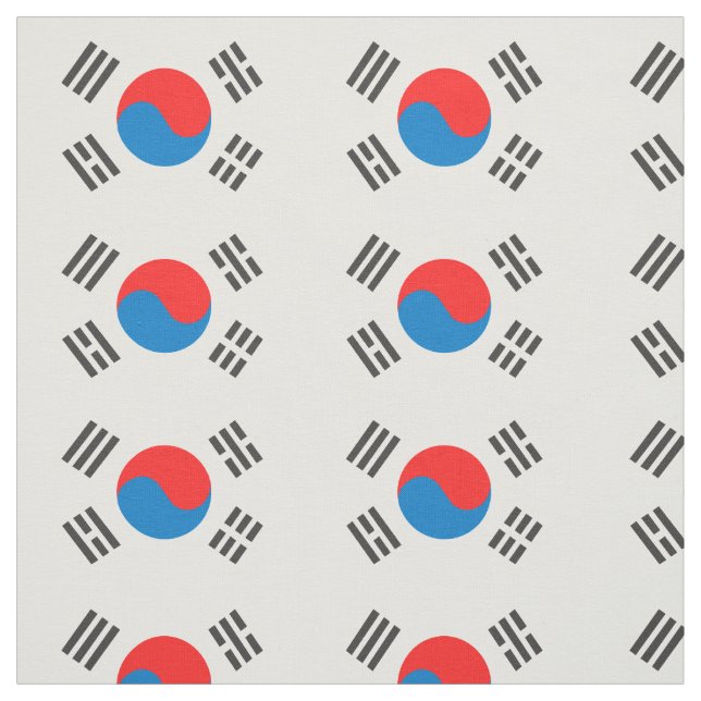 Tela Bandera de la Corea del Sur (Retal)