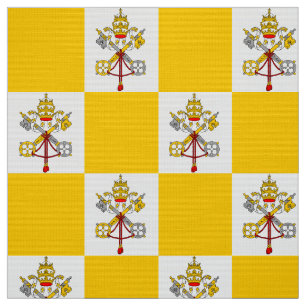 Tela Bandera de la iglesia católica emblema del Vatica