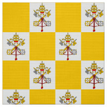 Bandera de la iglesia católica emblema del Vatican