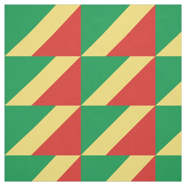 Tela Bandera de la República del Congo (Retal)