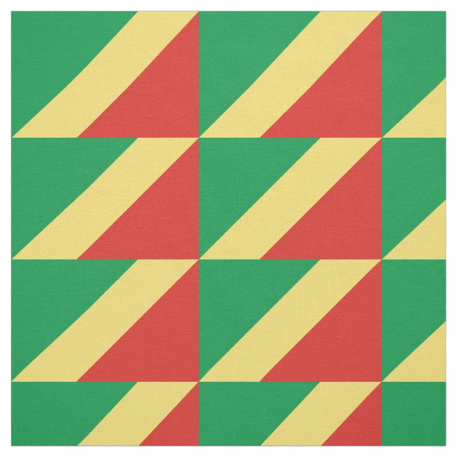 Tela Bandera de la República del Congo (Retal)