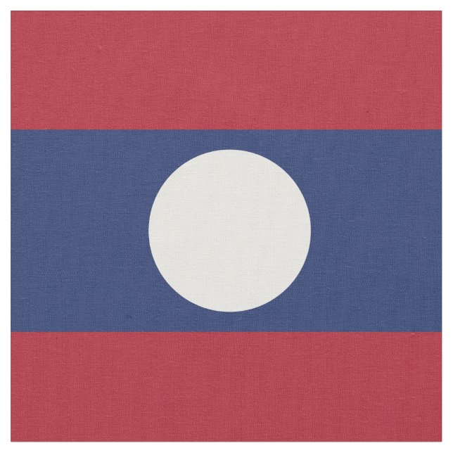 Tela Bandera de Laos (De cerca)