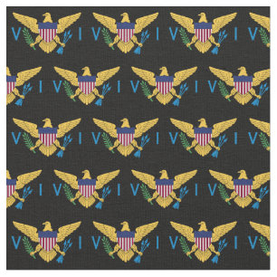Tela Bandera de las Islas Vírgenes de Estados Unidos -