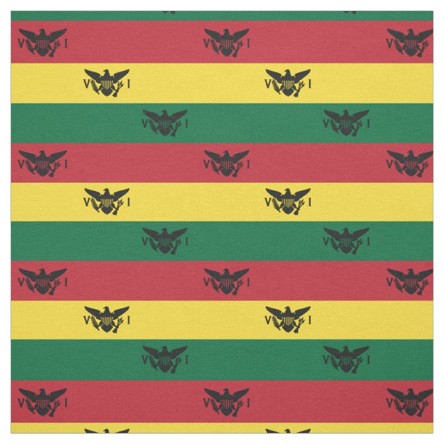 Tela Bandera de las Islas Vírgenes de Estados Unidos pe (Retal)