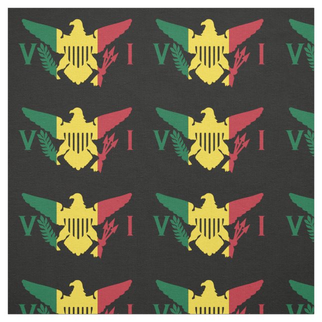 Tela Bandera de las Islas Vírgenes de Estados Unidos, r (Retal)