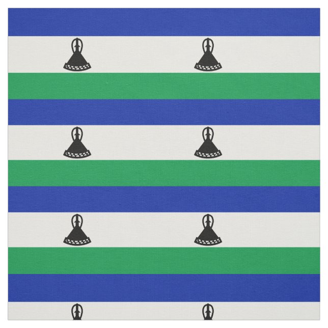 Tela Bandera de Lesoto (Retal)