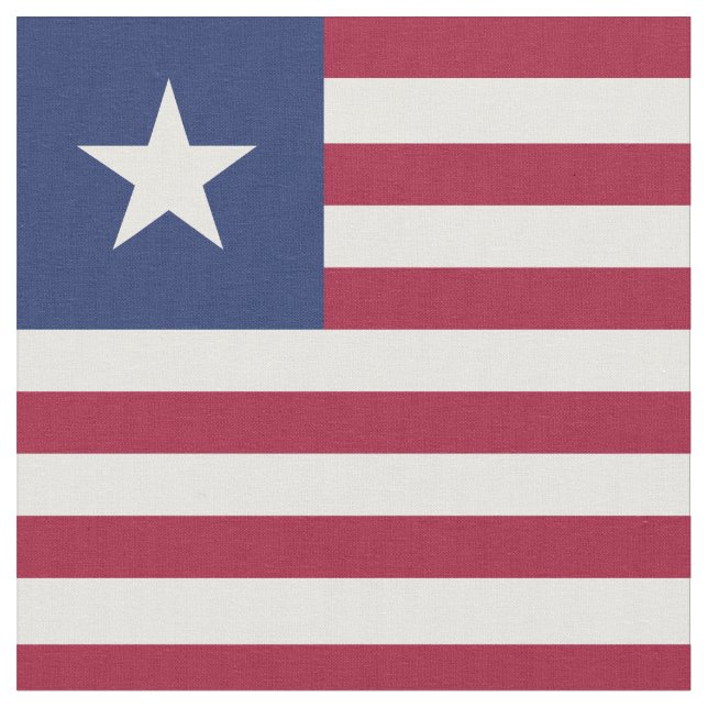 Tela Bandera de Liberia (De cerca)