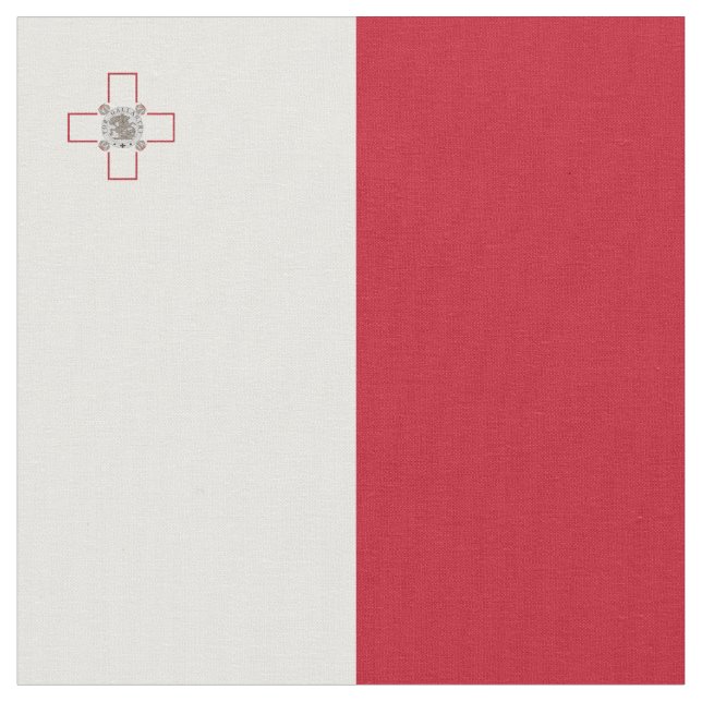 Tela Bandera de Malta (De cerca)