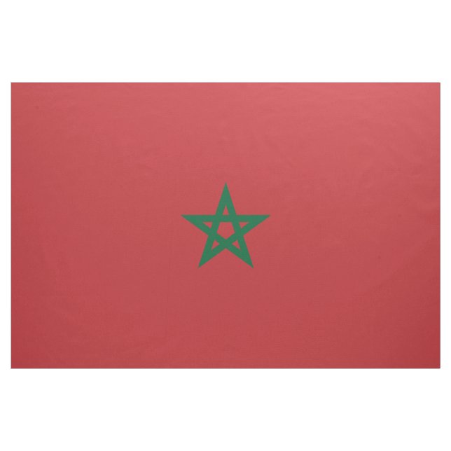 Tela Bandera de Marruecos (Yarda)