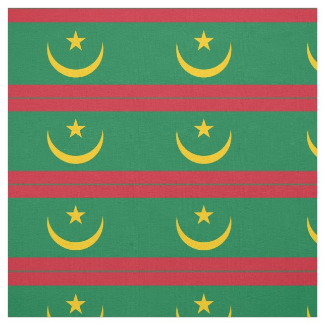 Tela Bandera de Mauritania (Retal)