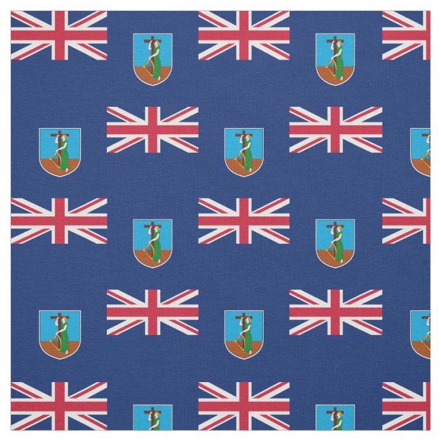 Tela Bandera de Montserrat (Retal)