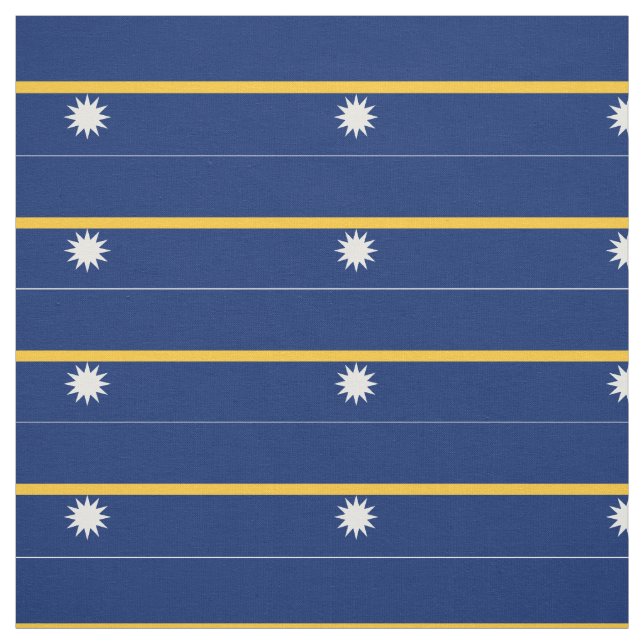 Tela Bandera de Nauru (Retal)