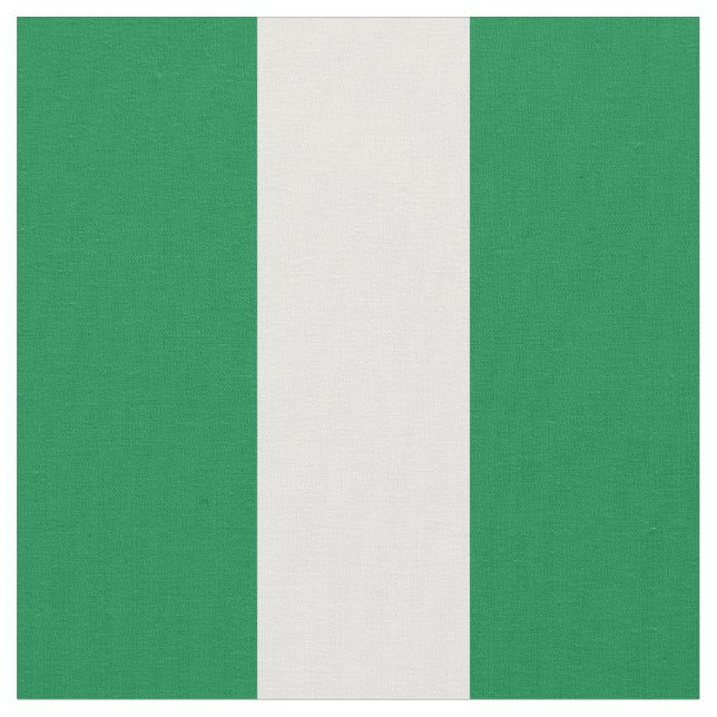 Tela Bandera de Nigeria (De cerca)