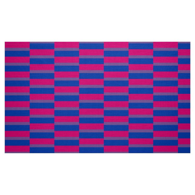 Tela Bandera de orgullo bisexual ("Cuarto gordo" (fat quarter))