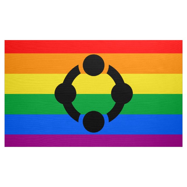 Tela Bandera de Orgullo de Nicho de Arcoíris (Yarda)