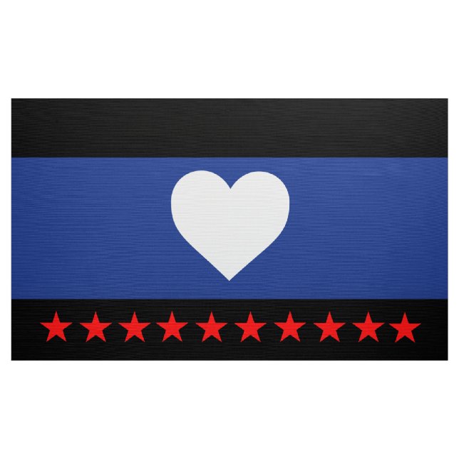 Tela Bandera de Orgullo de Pie (Yarda)