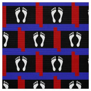 Tela Bandera de Orgullo del Pie (Huella)