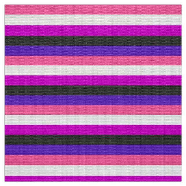 Tela Bandera de orgullo genderfluid (Retal)