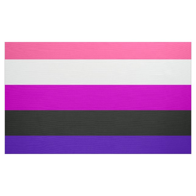 Tela Bandera de orgullo genderfluid (Yarda)