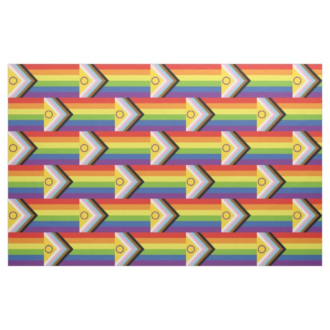 Tela Bandera de orgullo intersexual de SlipperyJoe's fo (Yarda)