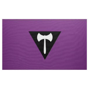 Tela Bandera de orgullo Labrys lésbico