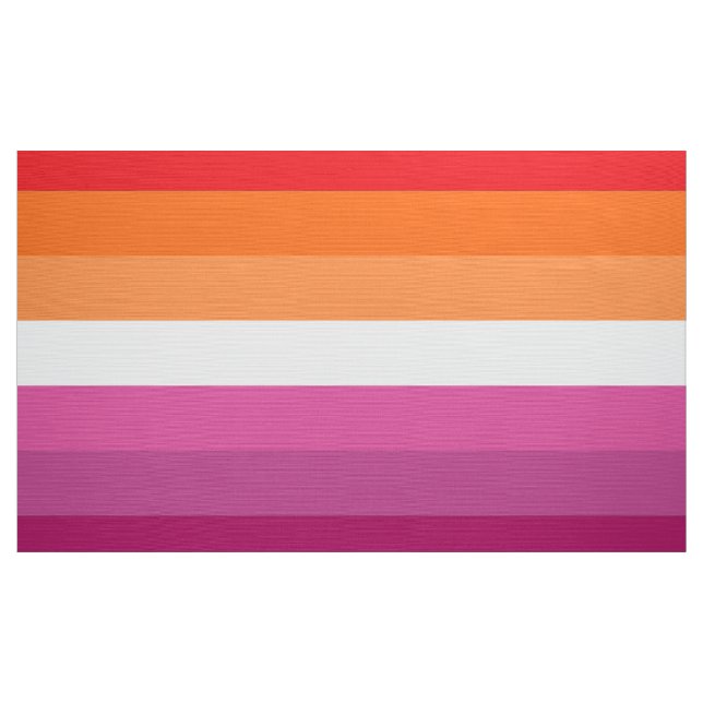 Tela Bandera de orgullo lésbico (Yarda)