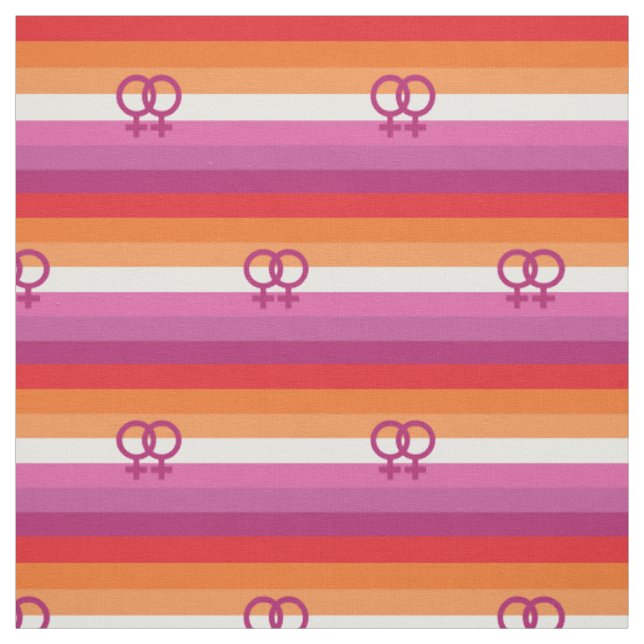 Tela Bandera de orgullo lésbico WLW (Retal)