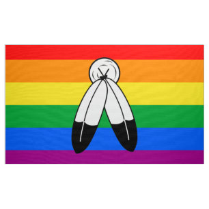 Tela Bandera de orgullo LGBTQ+ Two-Spirit