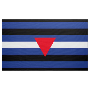Tela Bandera de orgullo queer de cuero