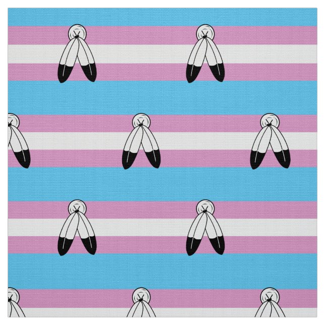 Tela Bandera de orgullo trans de dos espíritus (Retal)