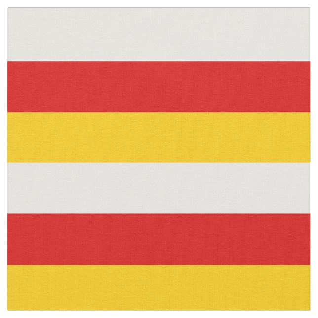 Tela Bandera de Osetia del Sur (De cerca)