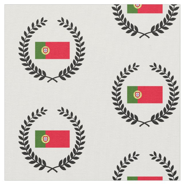 Tela Bandera de Portugal (De cerca)