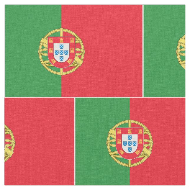 Tela Bandera de Portugal (De cerca)