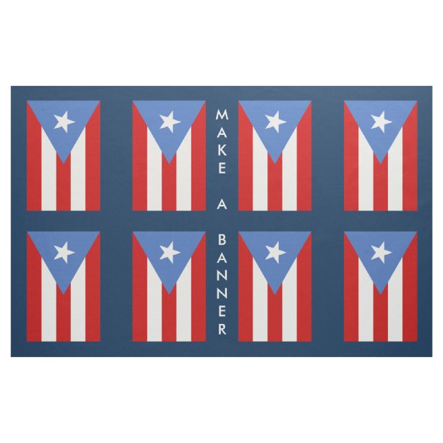 Tela Bandera de Puerto Rico: Decoración (Yarda)