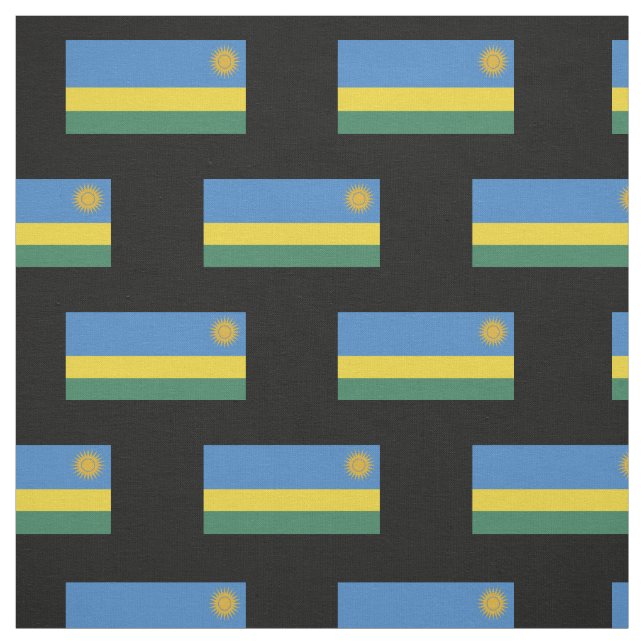 Tela Bandera de Ruanda (Retal)
