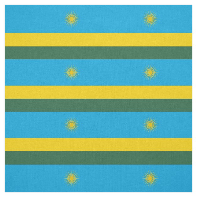 Tela Bandera de Ruanda (Retal)