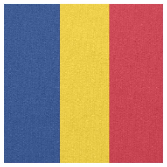 Tela Bandera de Rumania (De cerca)