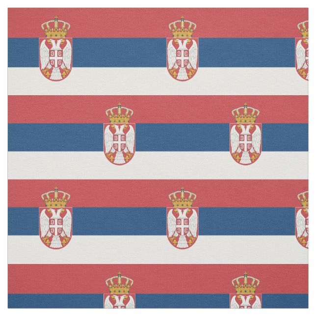 Tela Bandera de Serbia (Retal)