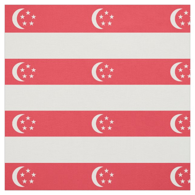 Tela Bandera de Singapur (Retal)