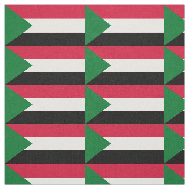 Tela Bandera de Sudán (Retal)