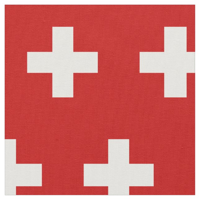 Tela Bandera de Suiza (De cerca)
