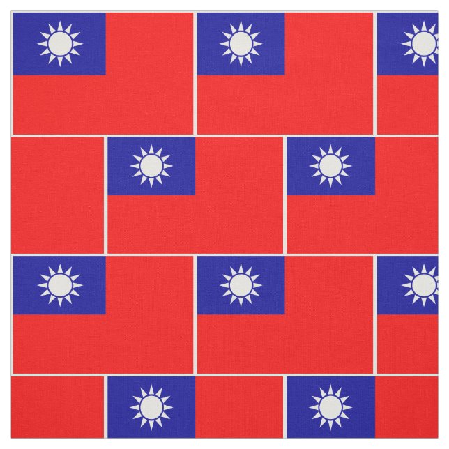 Tela Bandera de Taiwán Patriótica (Retal)