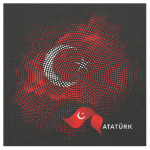 Tela bandera de Turquía