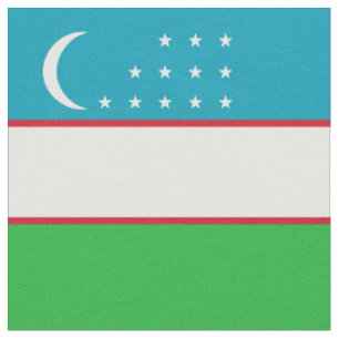 Tela Bandera de Uzbekistán