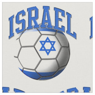 Tela Bandera del balón de fútbol israelí