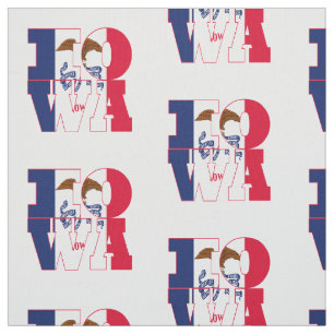 Tela Bandera del estado americano de Iowa