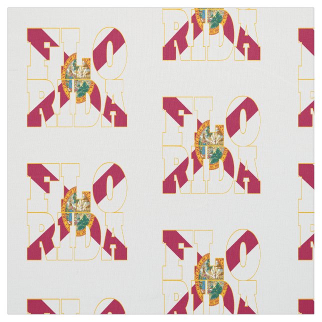 Tela Bandera del estado americano de la Florida (Retal)