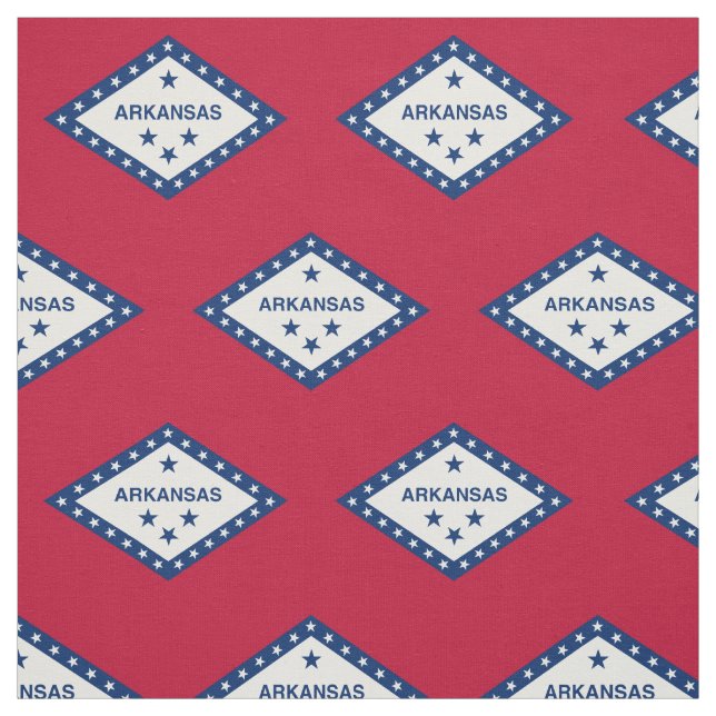 Tela Bandera del estado de Arkansas (Retal)