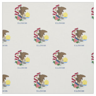 Tela Bandera del estado de Illinois
