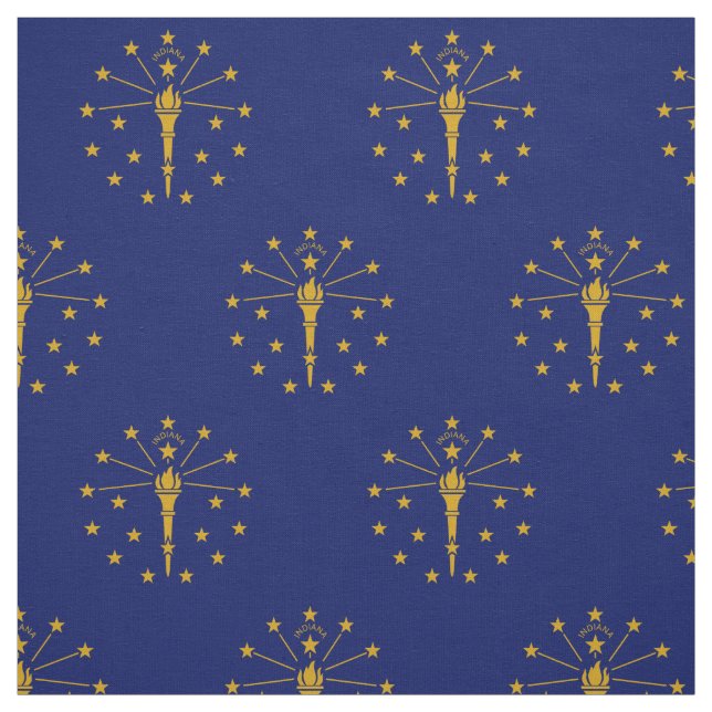 Tela Bandera del Estado de Indiana (Retal)